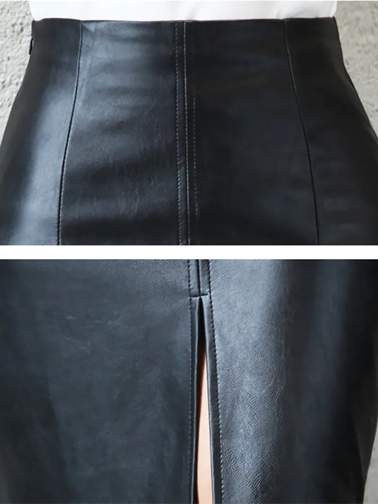 LEATHER SKIRT