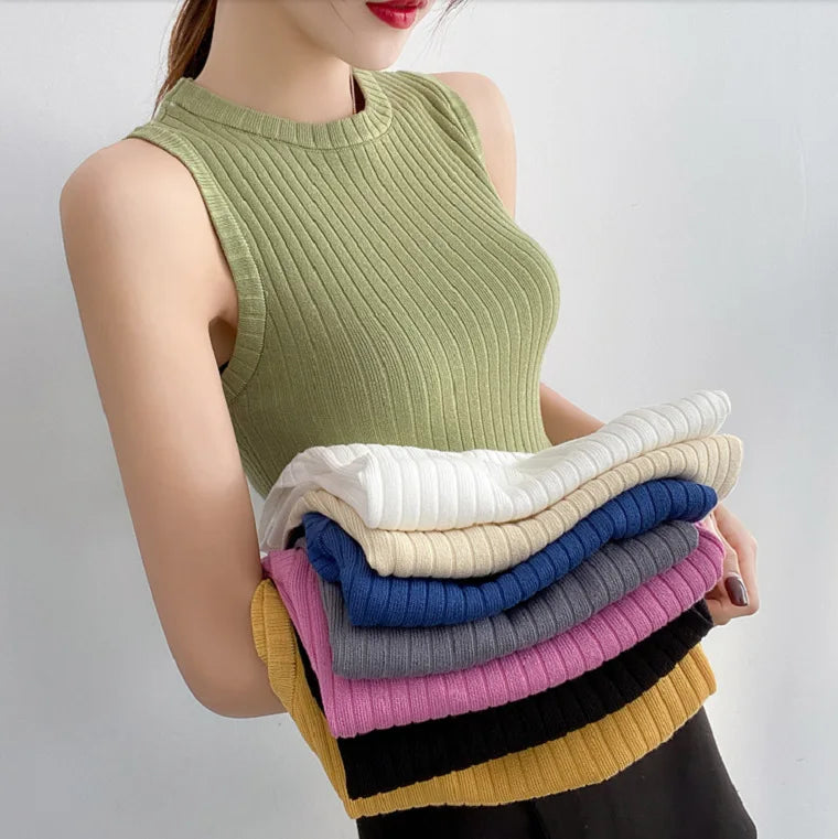 KNITTED TANK TOP