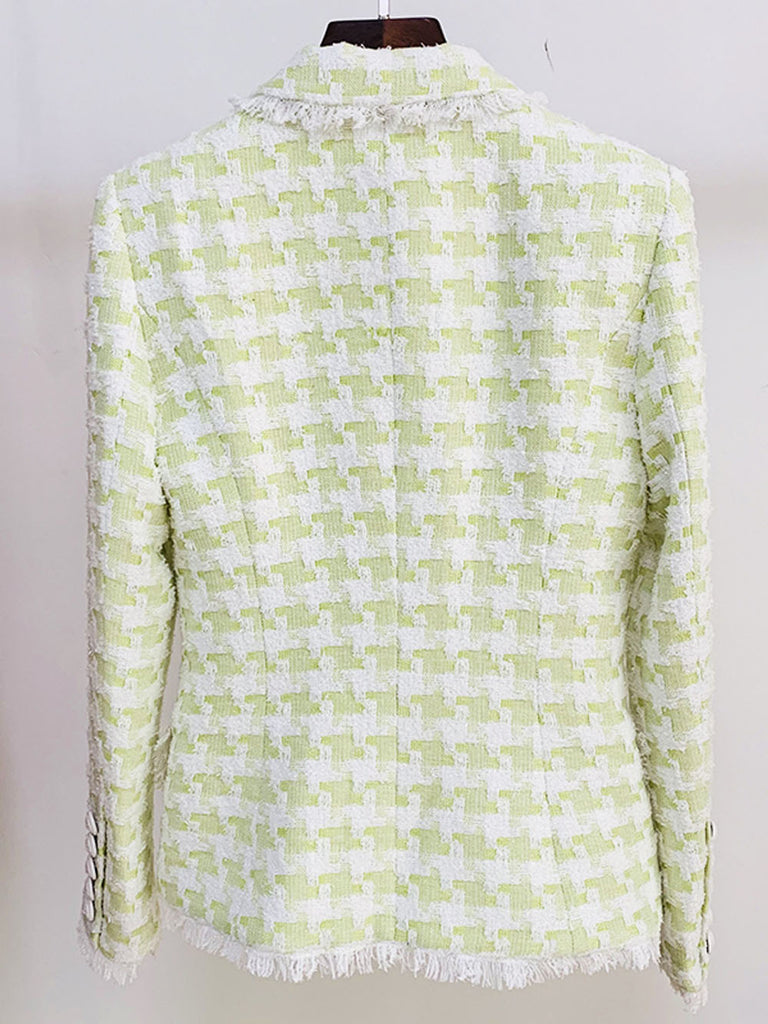 TWEED BLAZER LIME