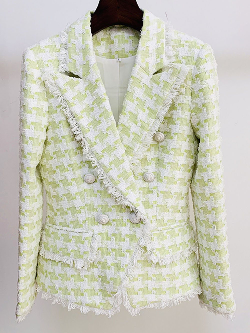 TWEED BLAZER LIME